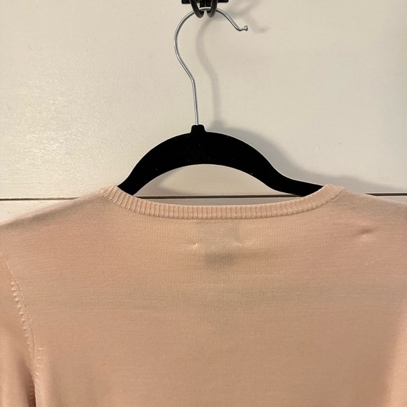 INC Vintage Deadstock Silk beaded floral crop pink woman clueless cardigan NWT M - Picture 11 of 14